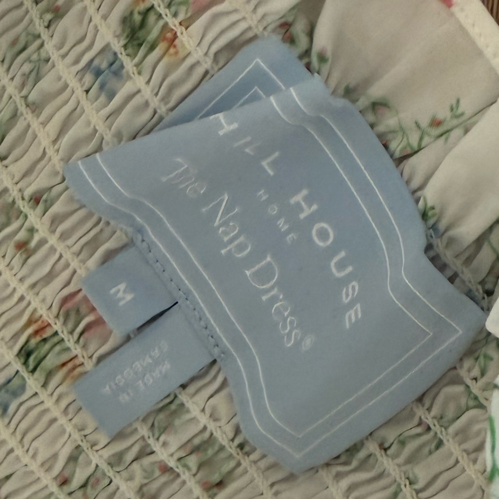 Mommy & Me Hill House Cream Floral Maxi Dress with Pink & Green Bouquet Print - Picture 7 of 9